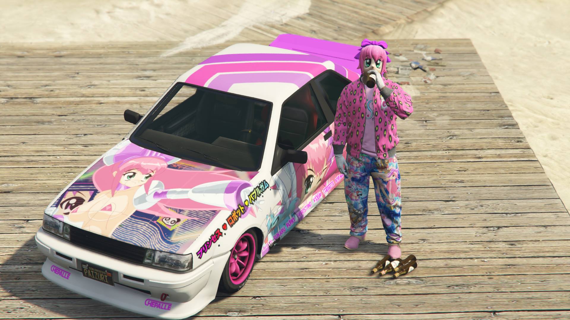 Princess Robot Bubble Gum Livery