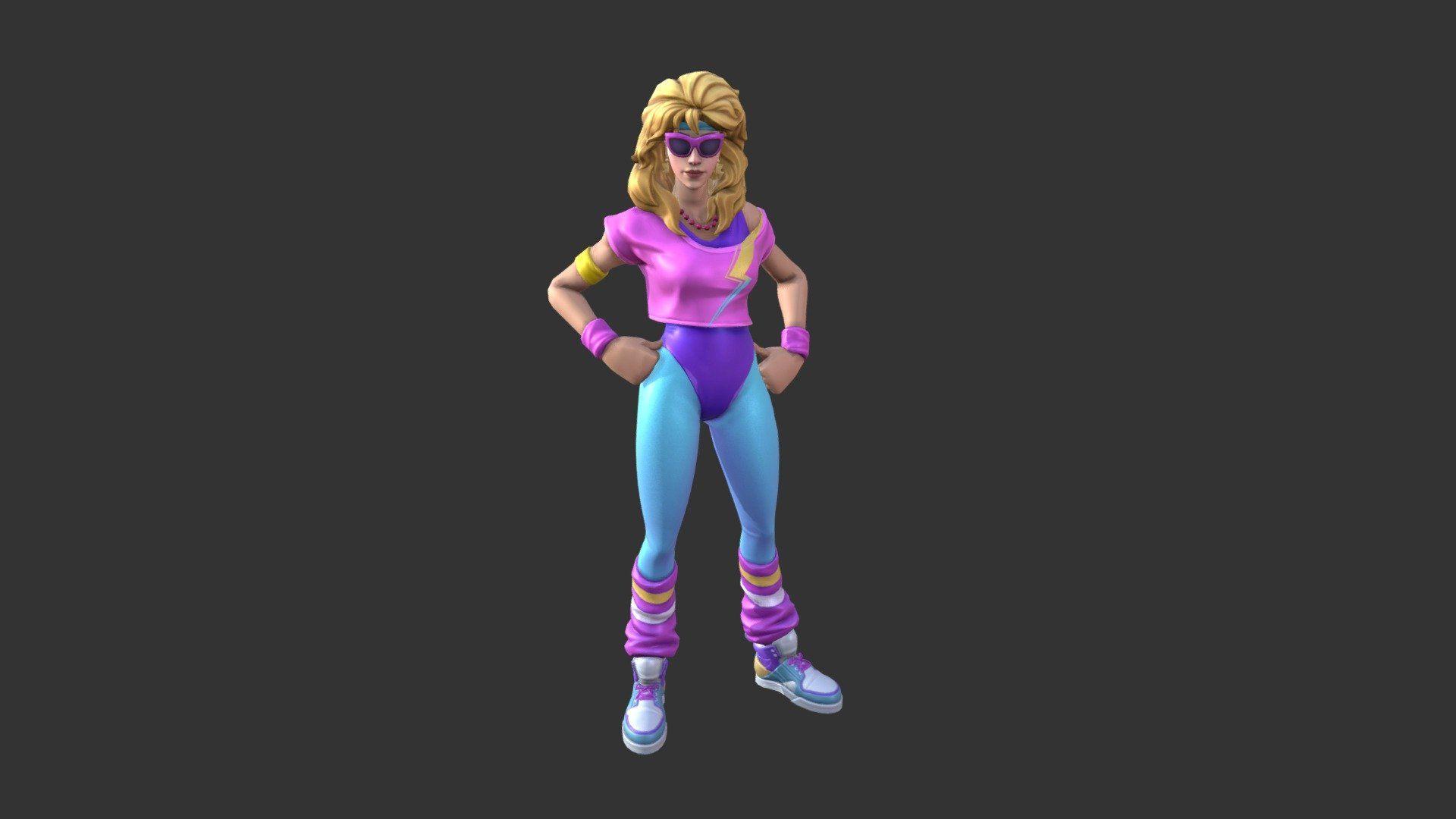 Aerobic Assassin Outfit model