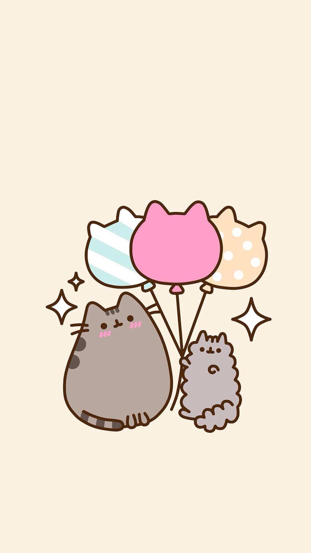 This wallpaper is the cutest! You gotta agree with me. Pusheen