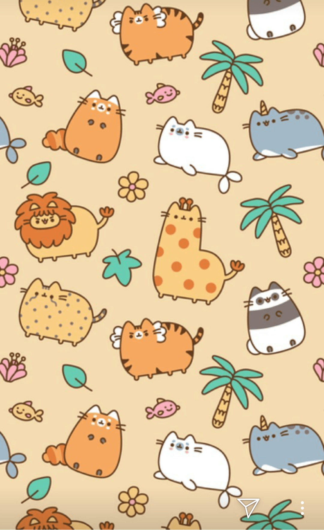 Gatos. Pusheen, Cute wallpaper, Cute
