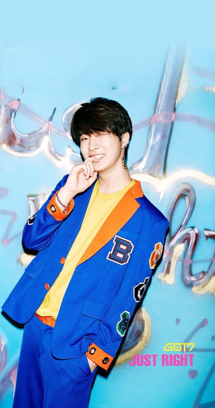 LINE DECO Youngjae GOT7 Just Right Wallpaper. K Pop