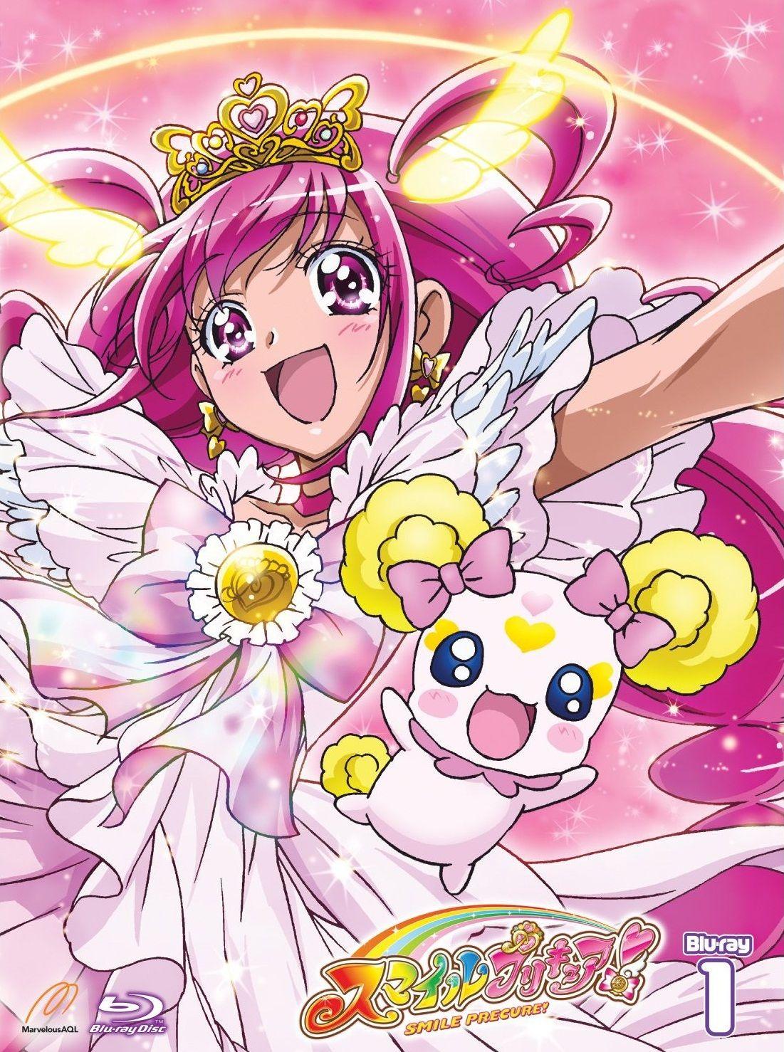 Smile Precure! Blu Ray Cover. Precure All Stars