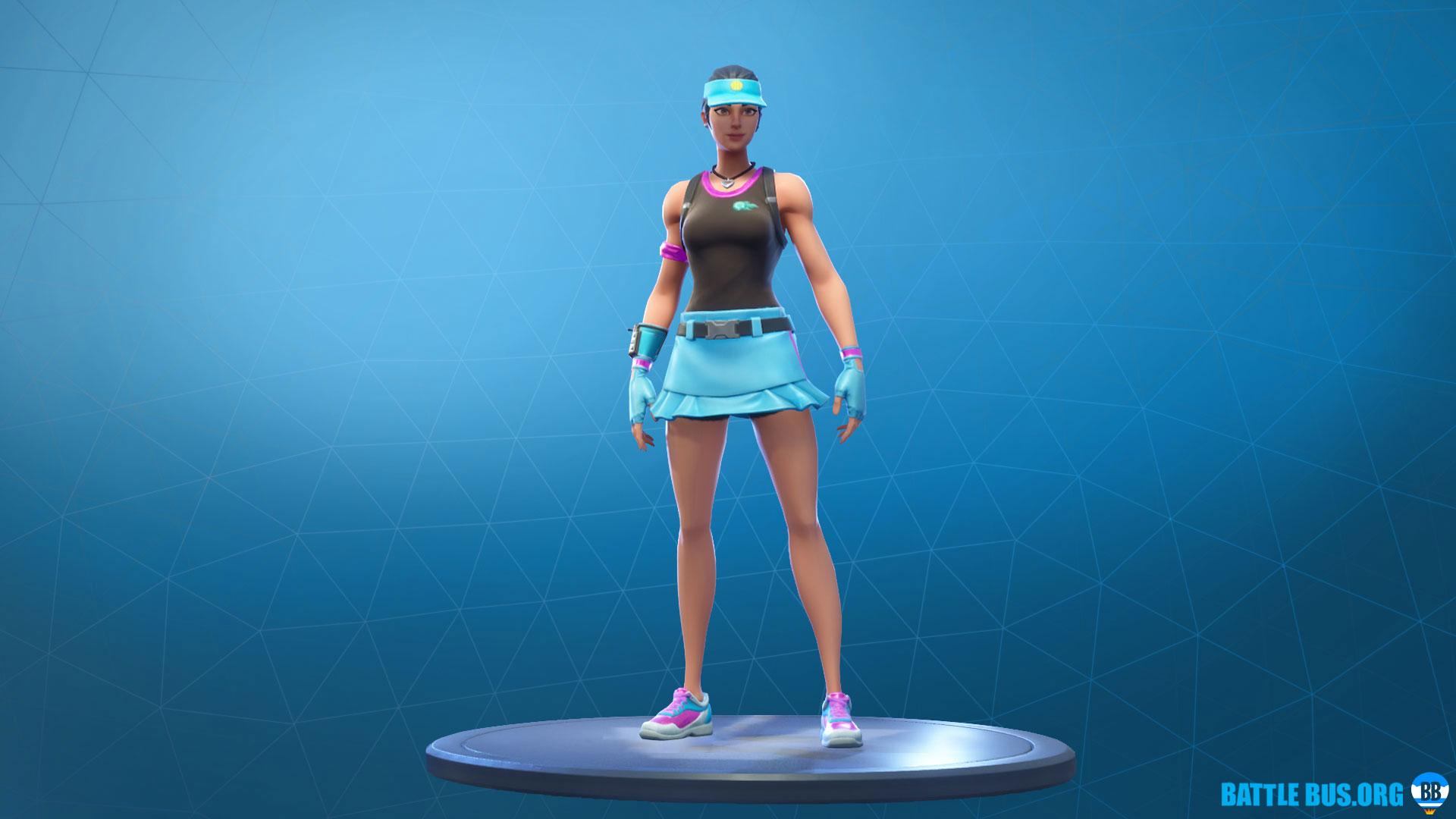 Volley Girl outfit girl Set, Fortnite skins, info