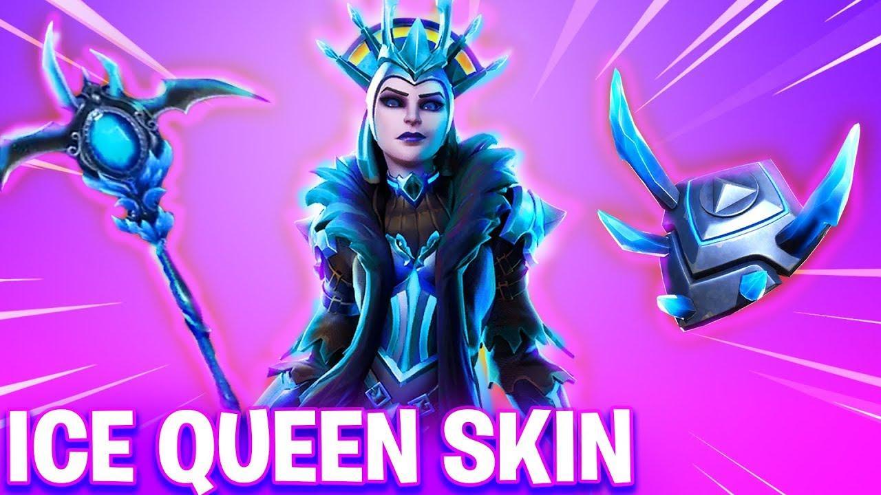 The Ice Queen Fortnite wallpapers.