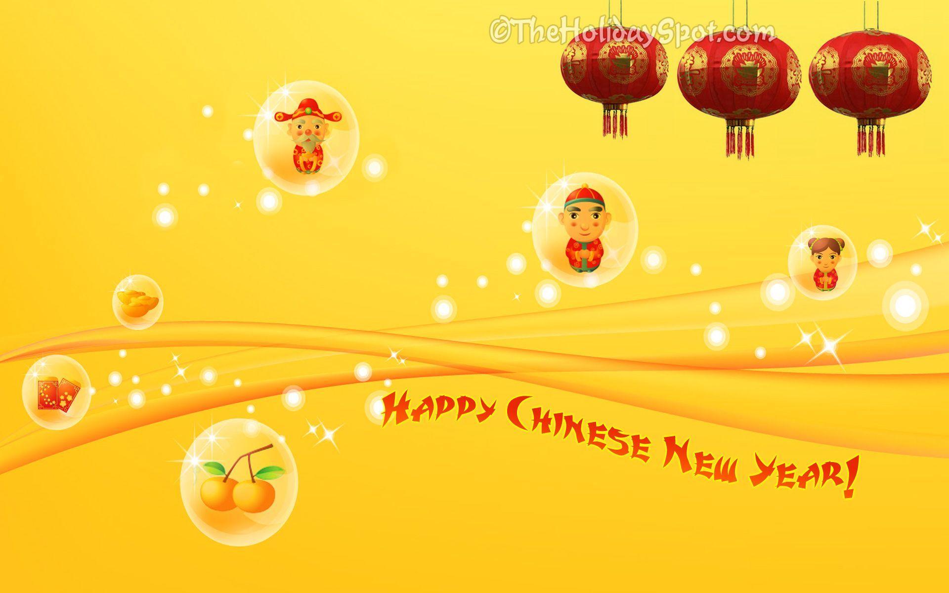 Cute Chinese New Year Wallpaper for desktop. Chinese new