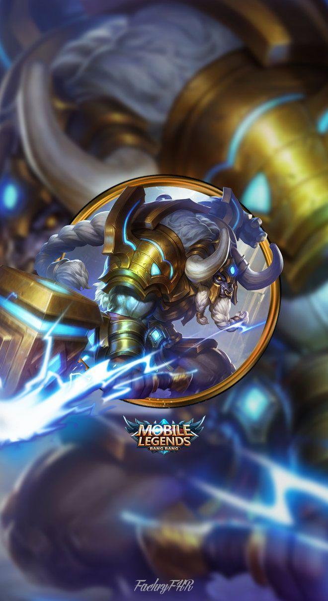 Wallpaper Phone Minotaur Taurus by FachriFHR. Mobile legend wallpaper, History wallpaper, Alucard mobile legends