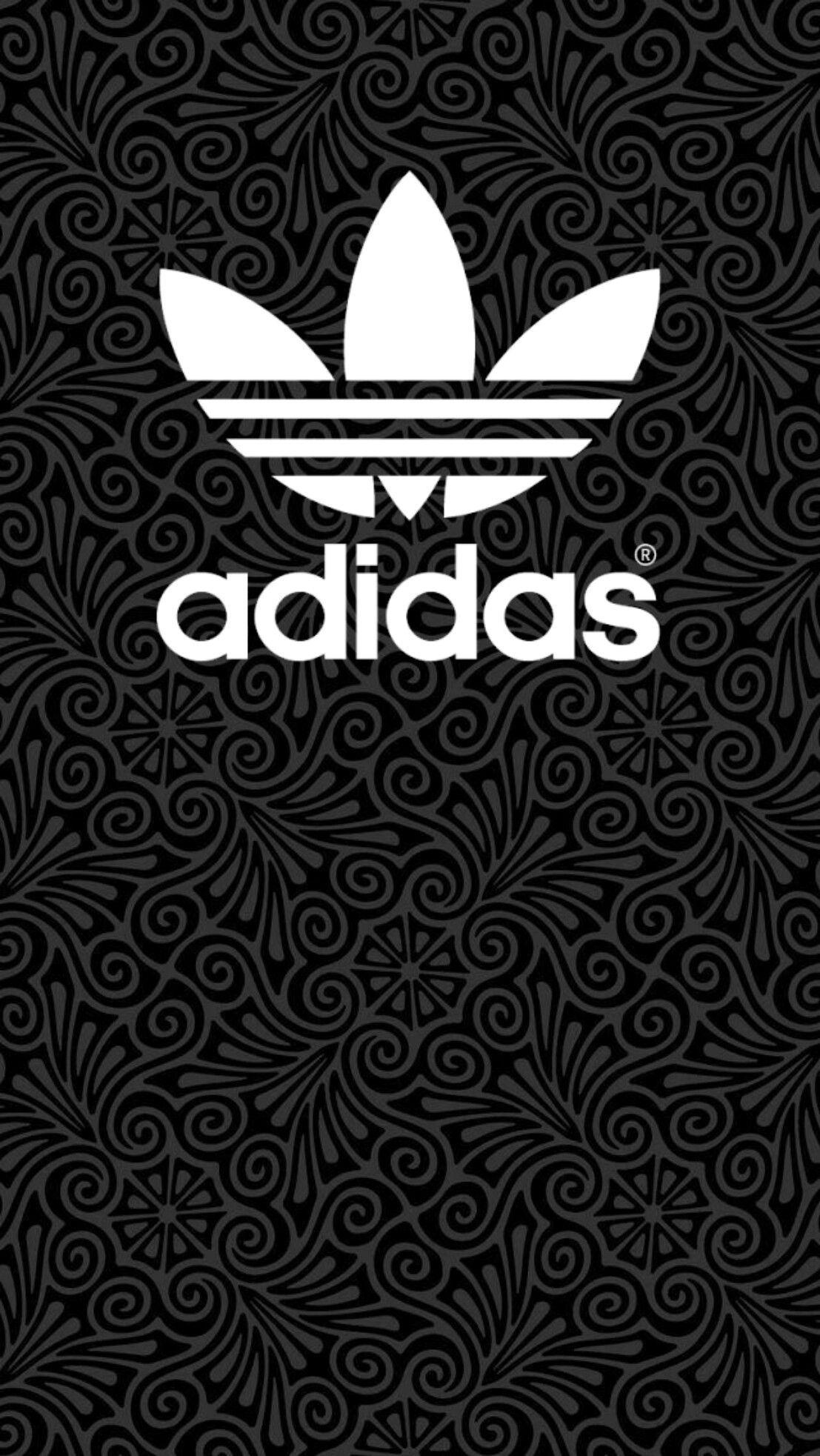 Adidas Logo White Background Screensaver #adidas #black