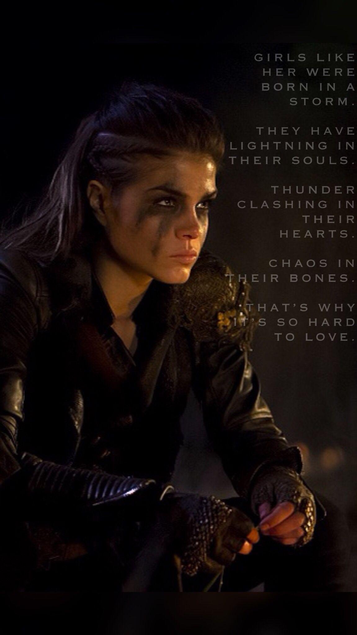 For all u Octavia Blake from the 100 fans. // the hundred