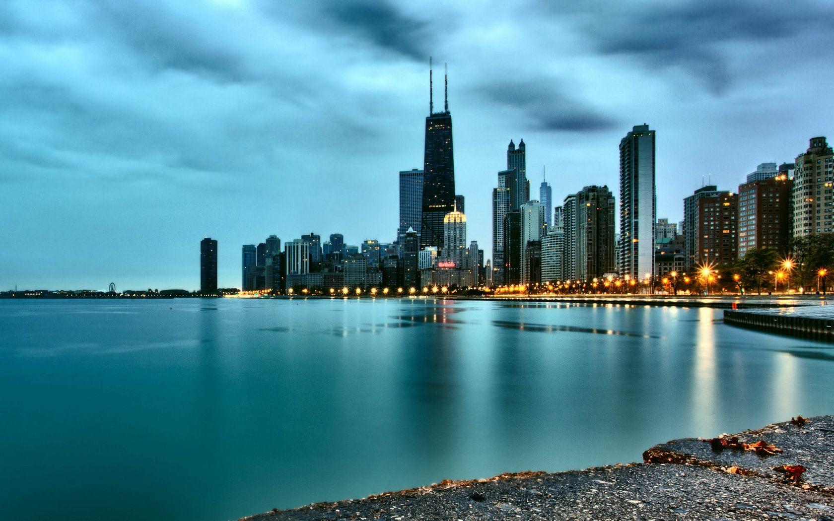 The Gold Coast of Chicago Wallpaper 3 X 1050