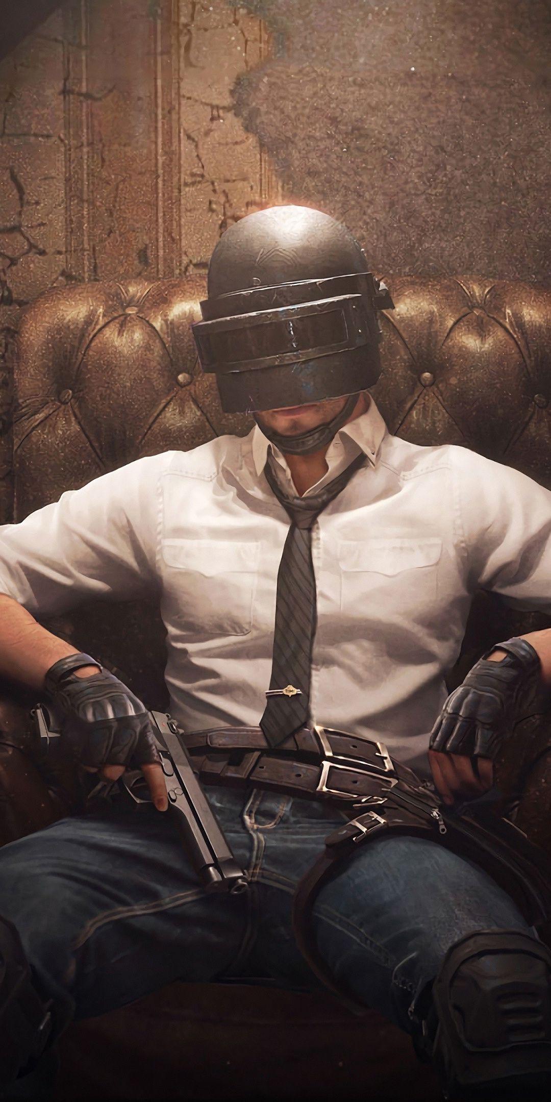 PUBG, PlayerUnknown's Battlegrounds, helmet guy as Boss, 1080x2160