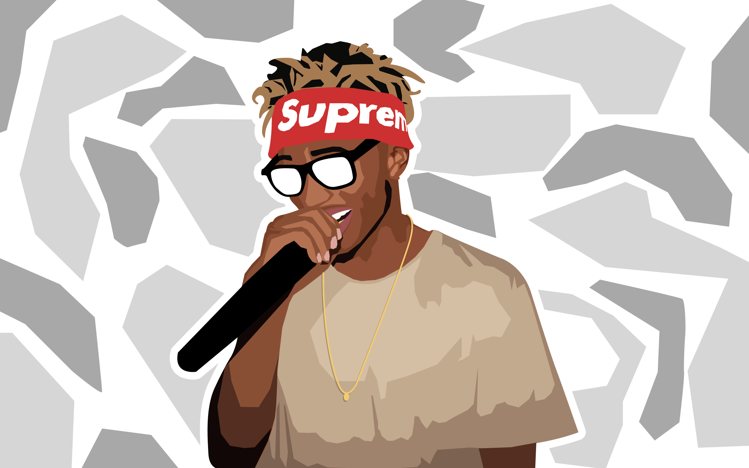 Supreme Cartoon Computer Wallpapers - Wallpaper Cave