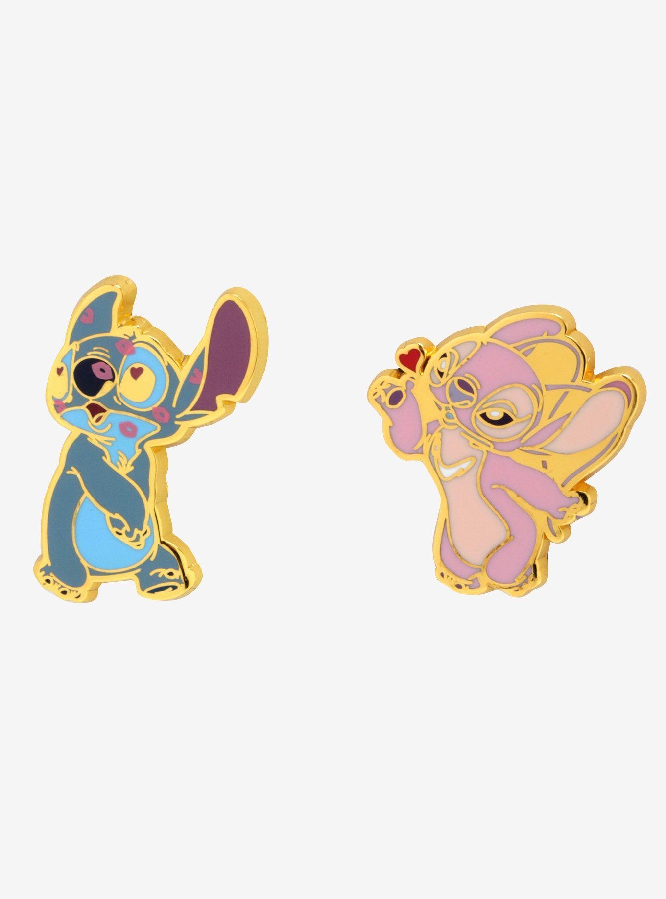 Disney Lilo & Stitch Angel & Stitch Enamel Pin Set