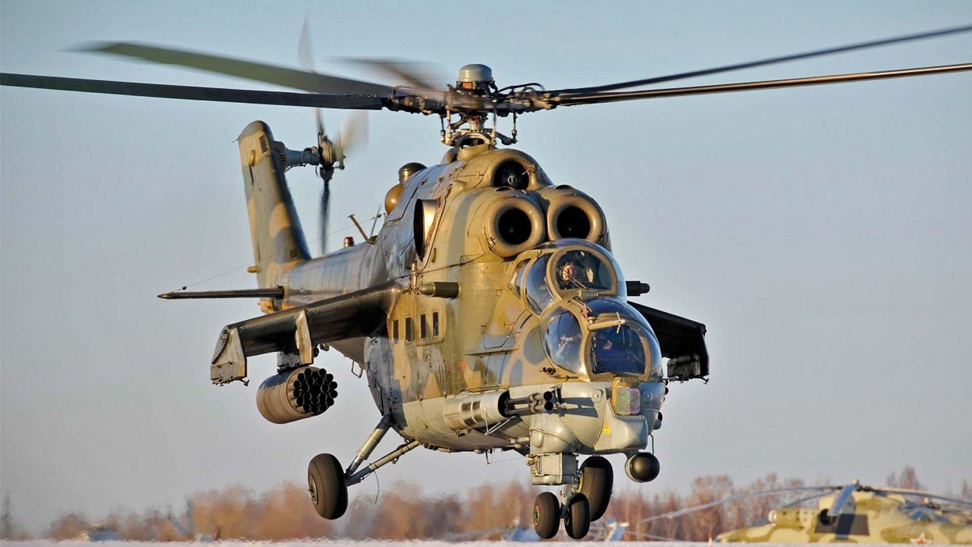 Download wallpaper 1920x1080 helicopter, mi- soviet, russia