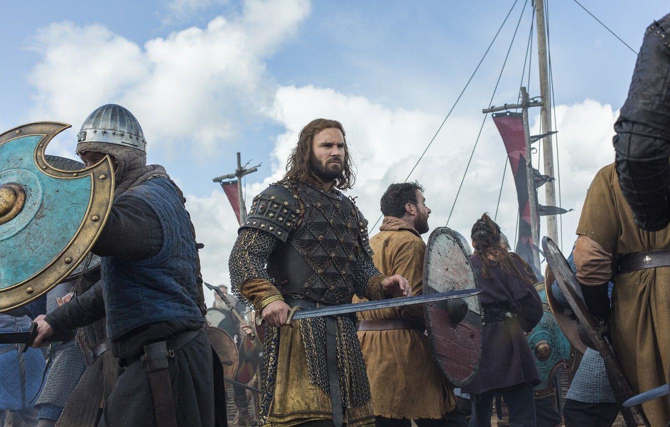 Wallpaper sword, fight, Vikings, The Vikings, Clive Standen, Rollo