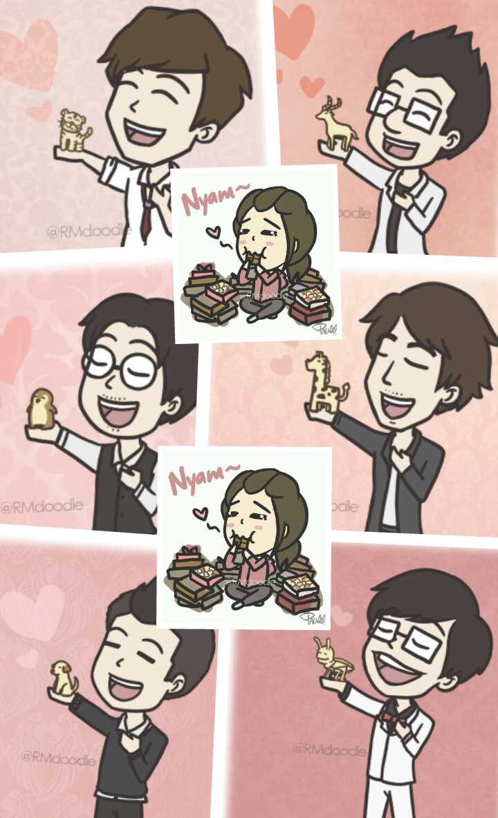 Wallpaper. The girl who just left the room