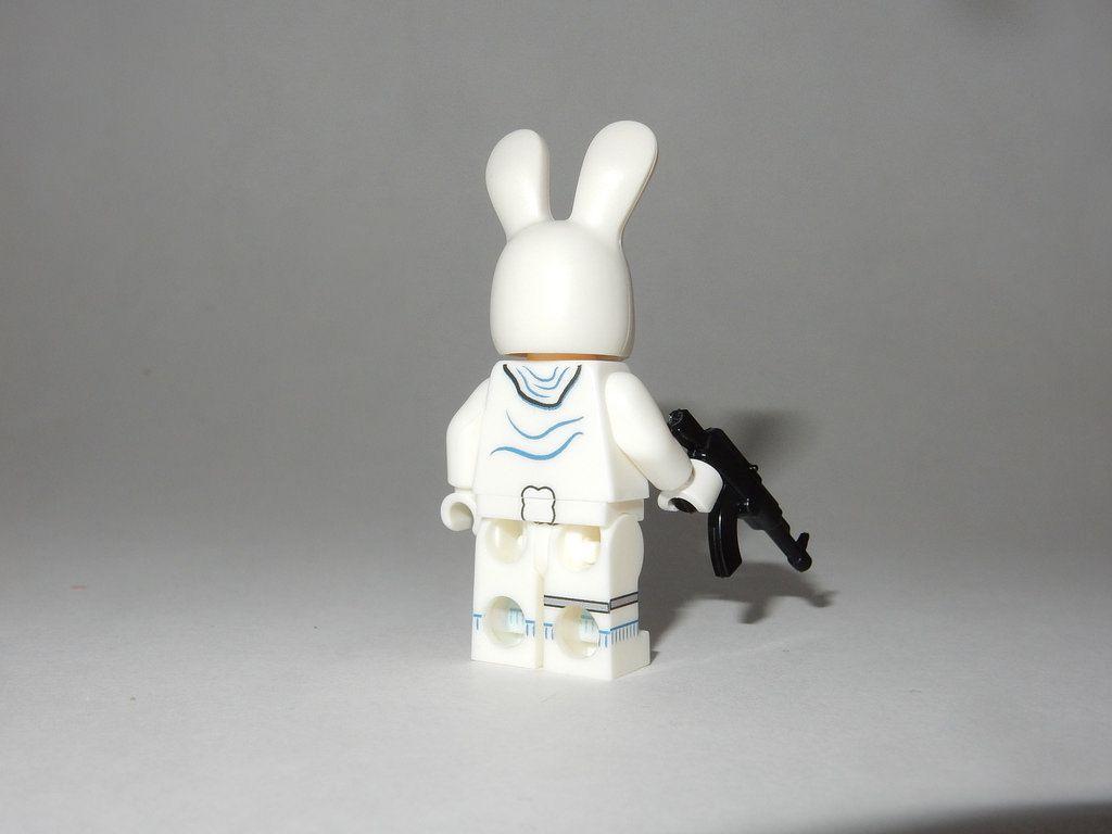 Fortnite Cute Bunny Brawler Back (Machine Printed)