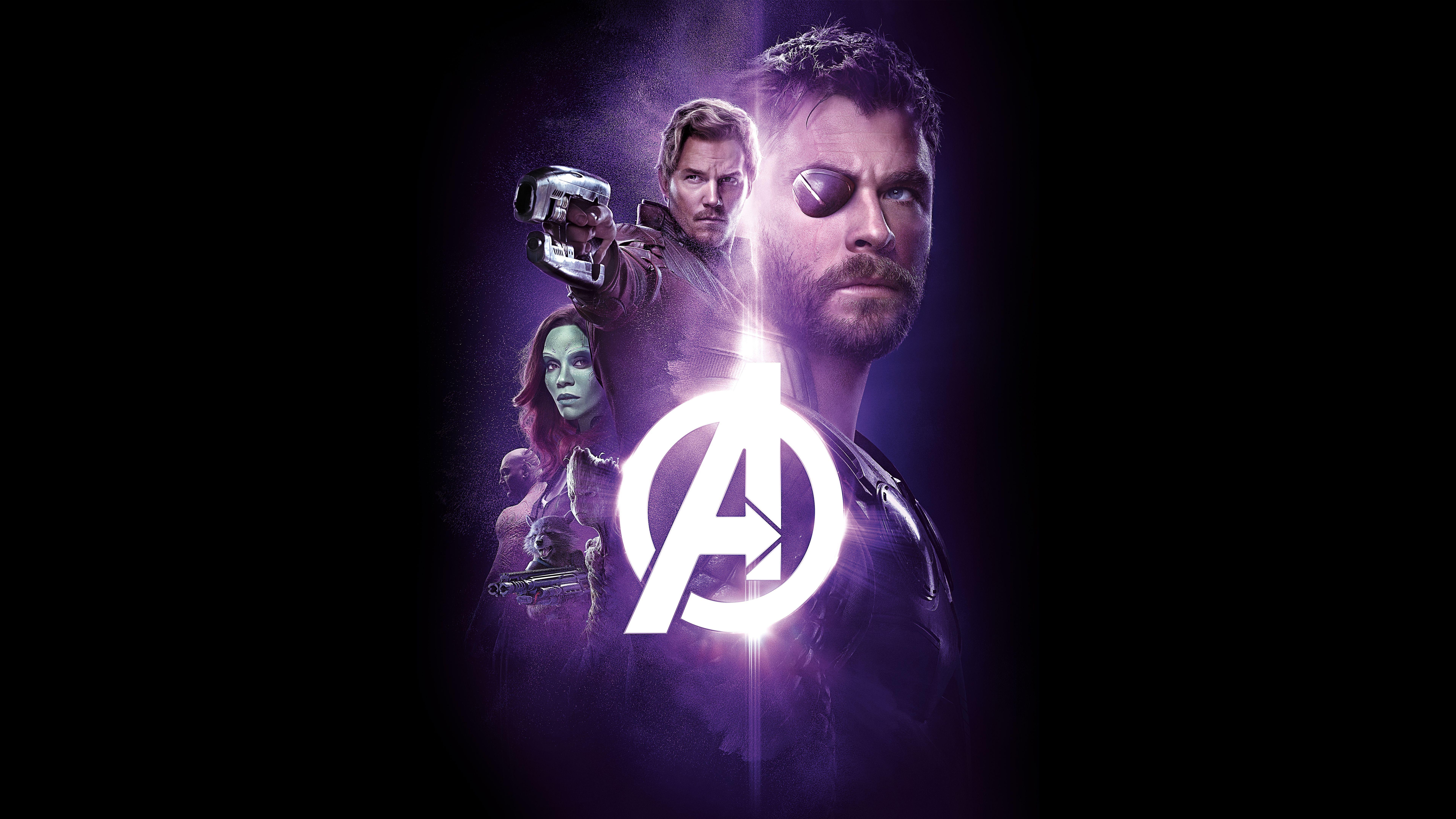 Wallpapers Avengers: Infinity War, Vin Diesel, Bradley Cooper, Chris