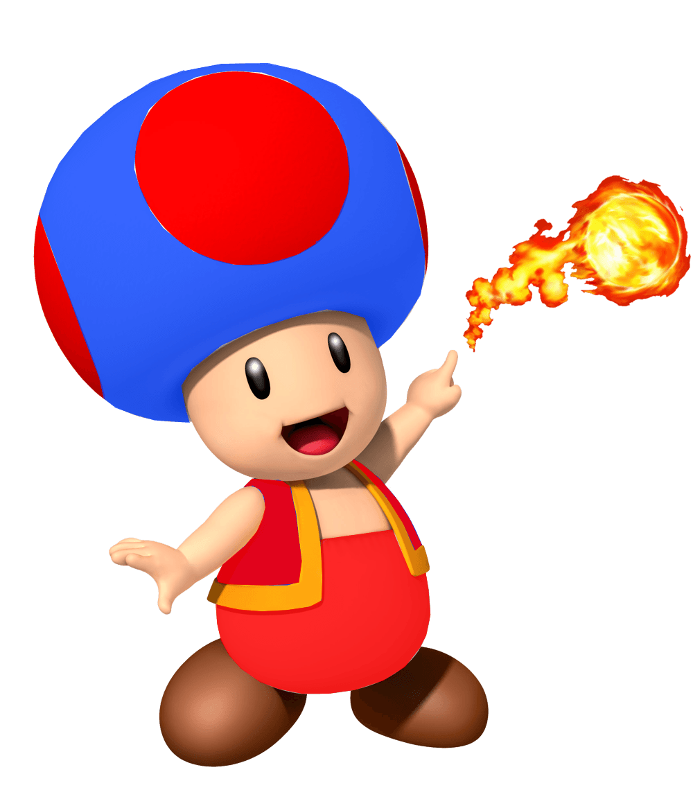 Fire Blue Toad.png. The New Super Mario Bros