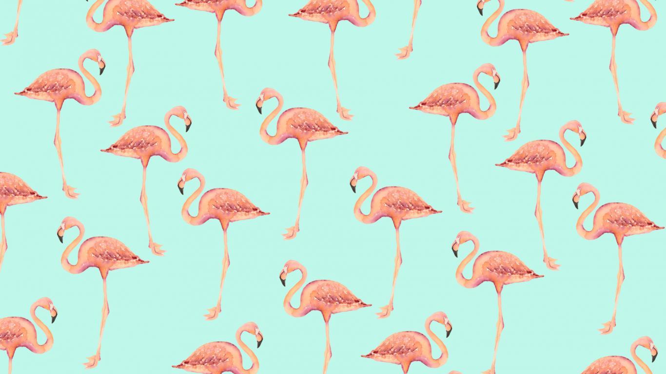 Flamingo Wallpaper 2 X 1161