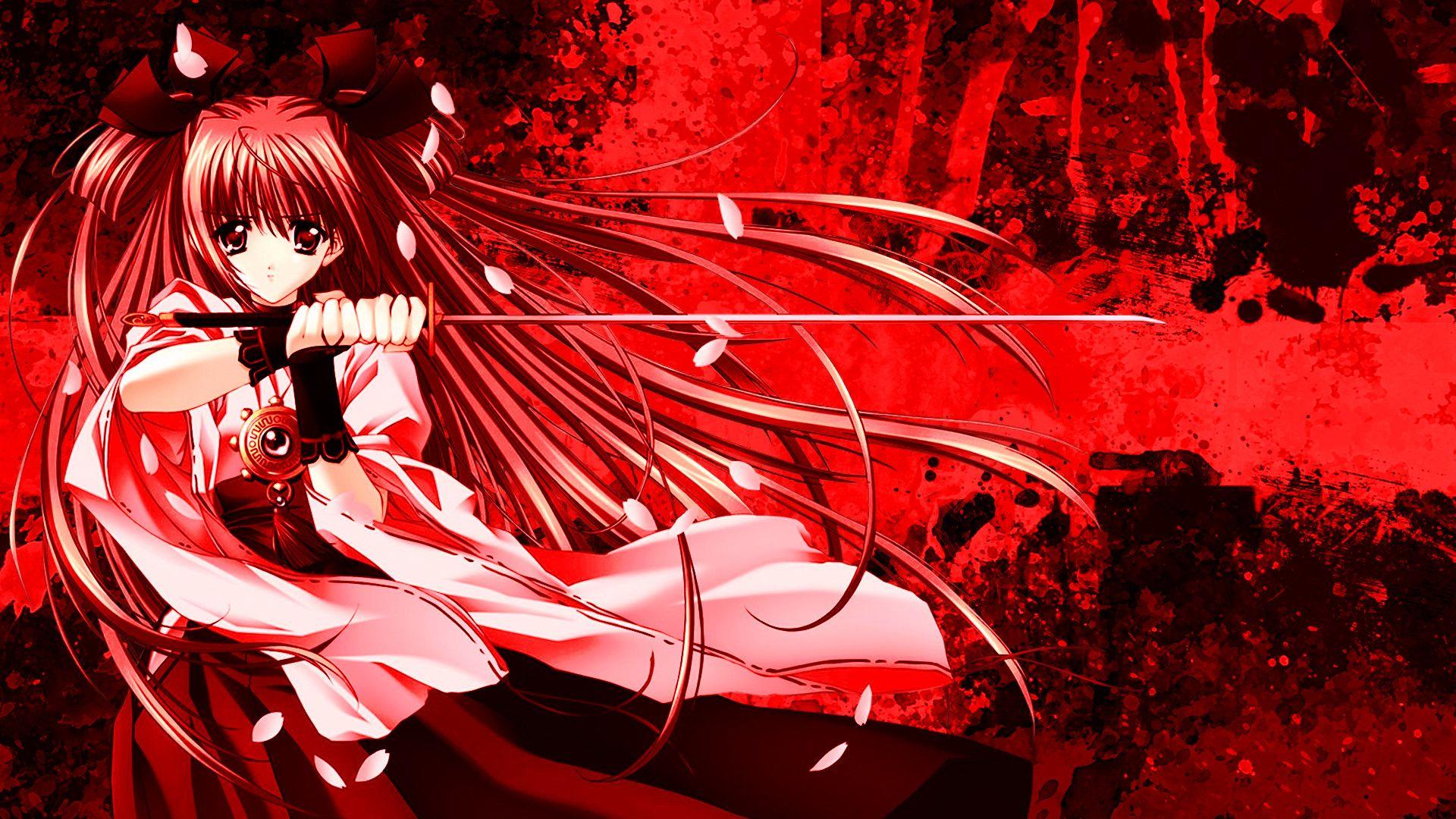 Red Anime Wallpapers - Wallpaper Cave