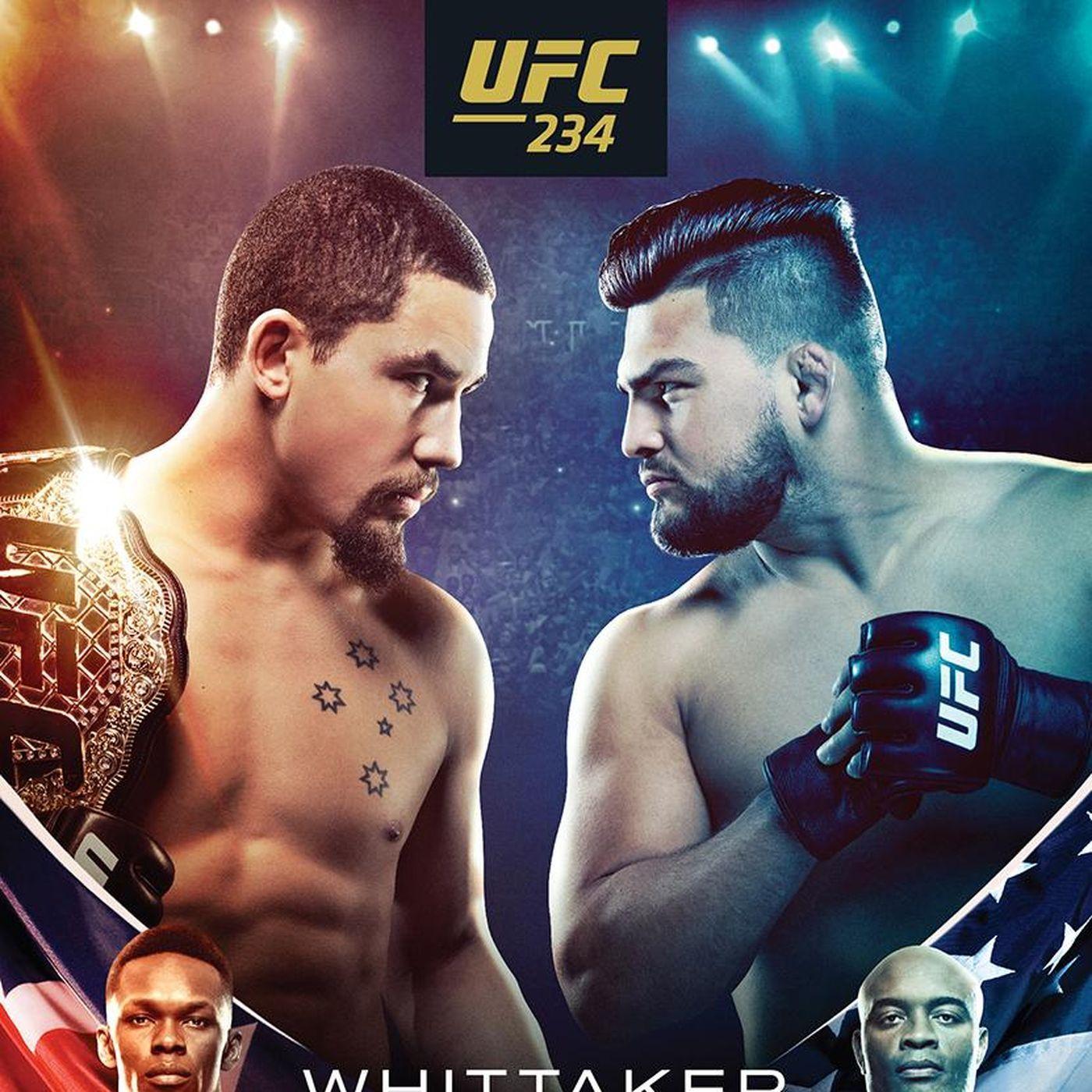 Pic: UFC 234 poster drops for 'Whittaker vs Gastelum'