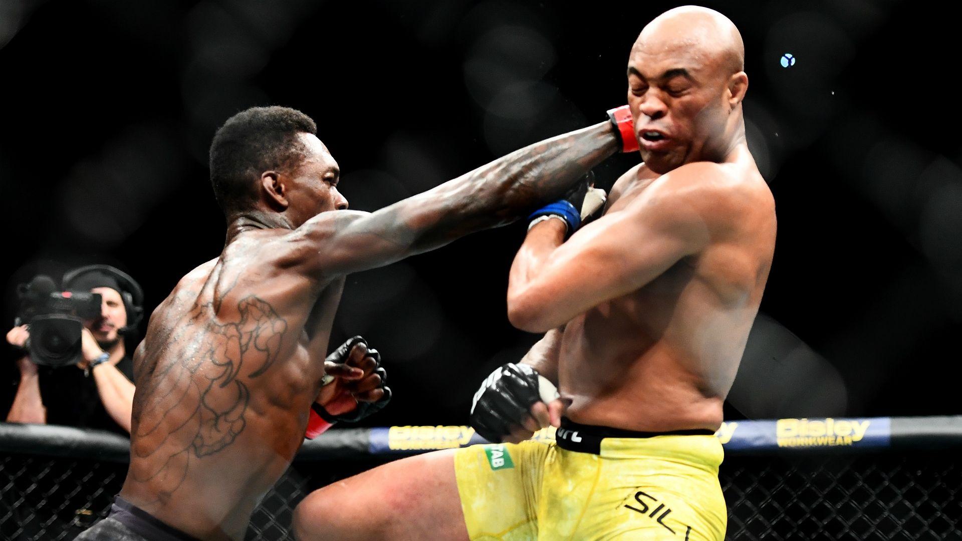 Silva's UFC return ends in defeat to Adesanya