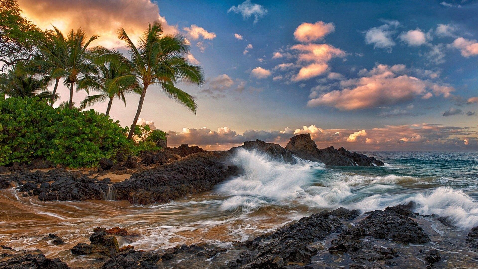 Beach and Sea Of Hawaii Wallpaper Luxury Black Rock