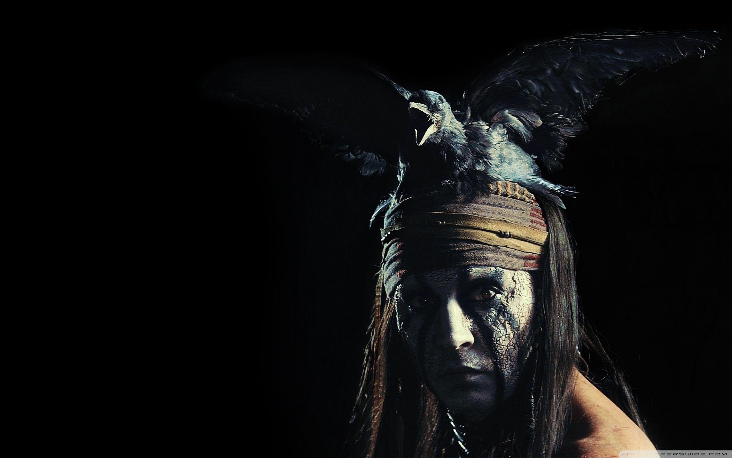 Johnny Depp as Tonto Lone Ranger Movie 2013 ❤ 4K HD Desktop