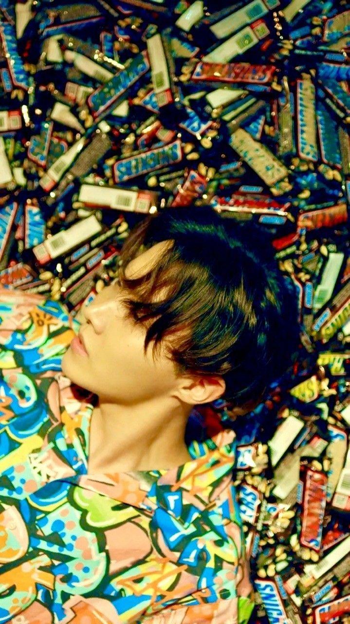 I've never wanted to be a snickers bar so much in my life. Kpop