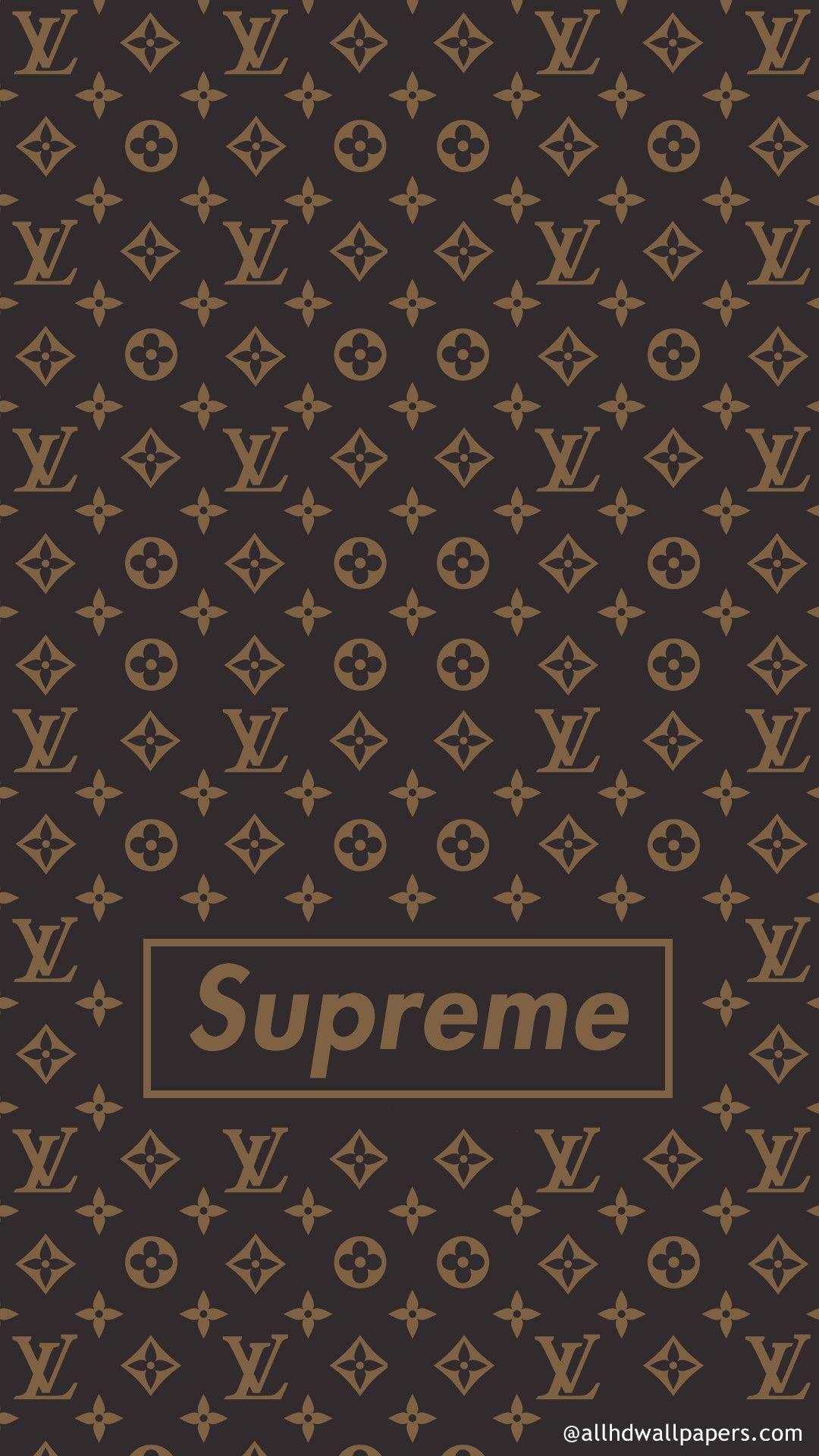 Louis Vuitton Supreme Wallpaper Iphone 7