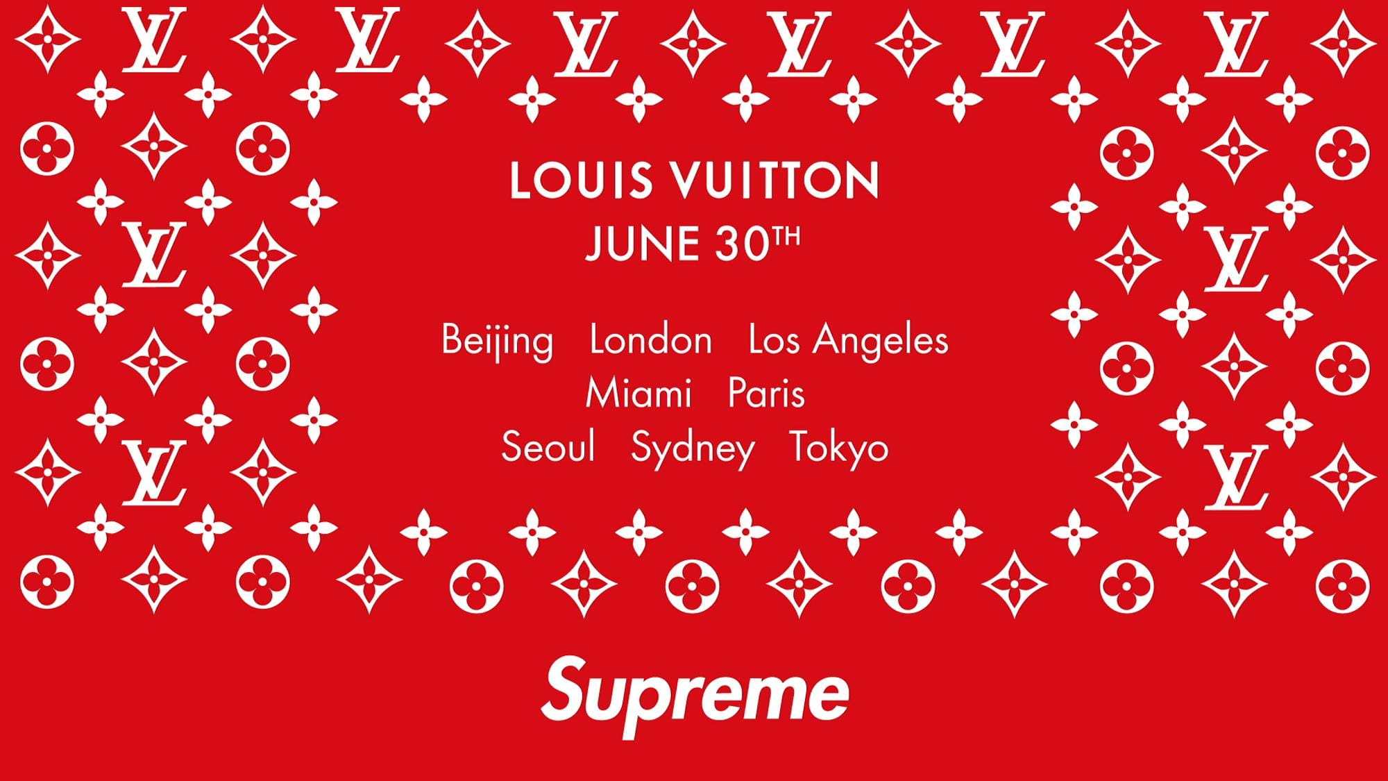 Supreme Louis Vuitton Wallpapers - Wallpaper Cave