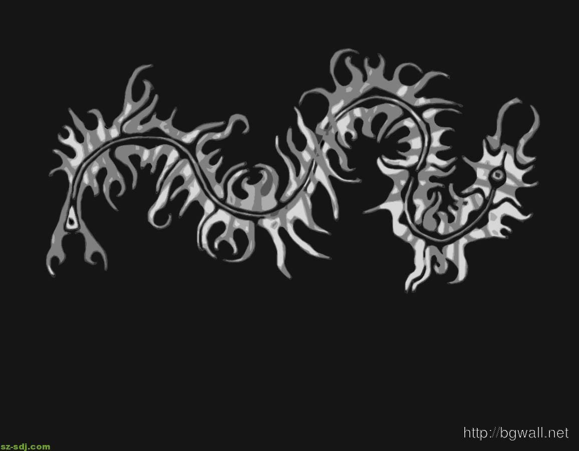 Abstract Centipede Layout Design Wallpaper Image