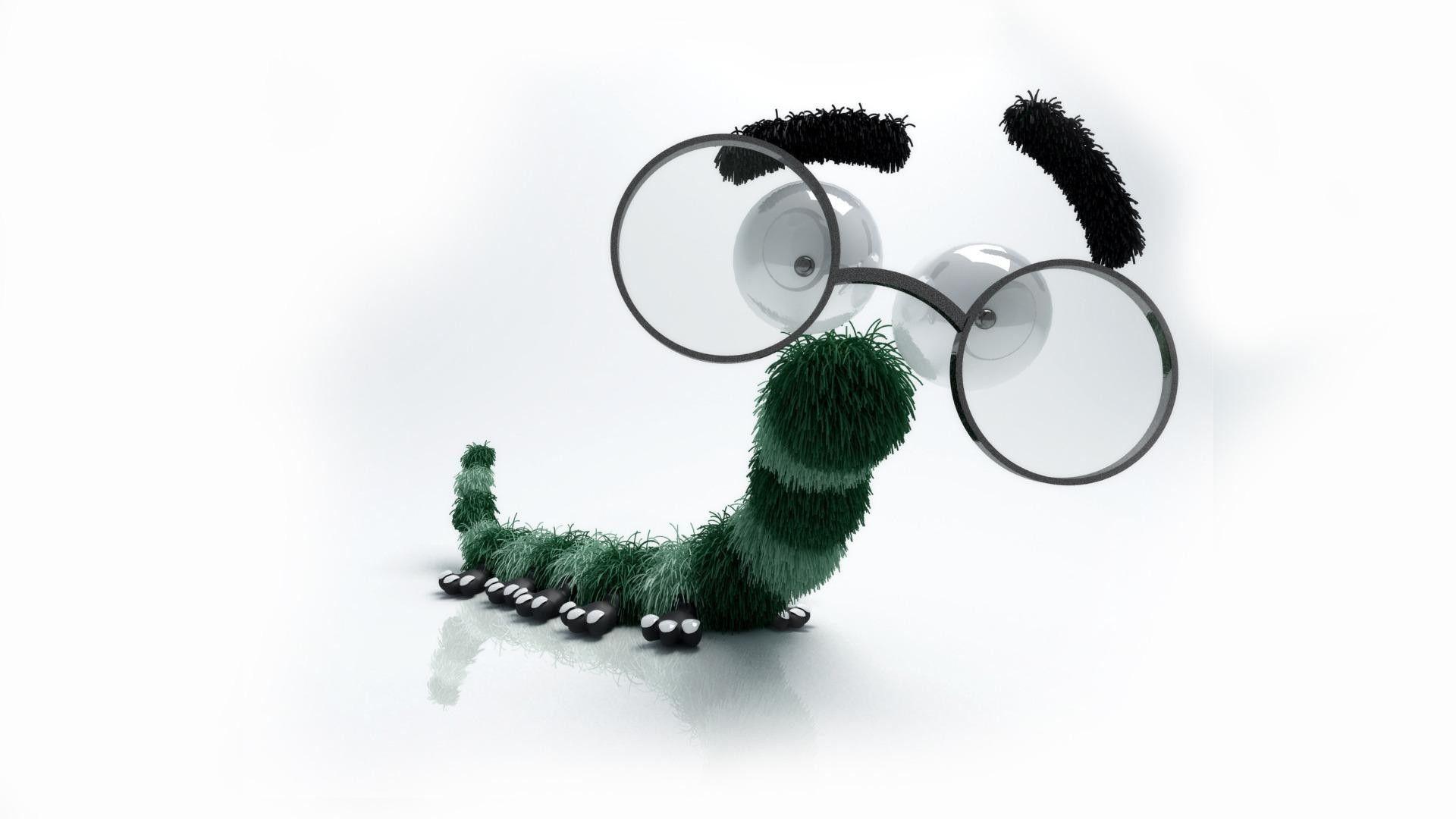 Centipede in glasses wallpaper and image, picture