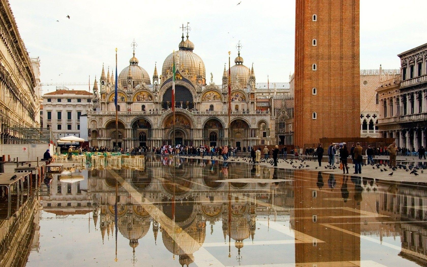 Venice, Piazza san marco, St marks basilica wallpaper and background