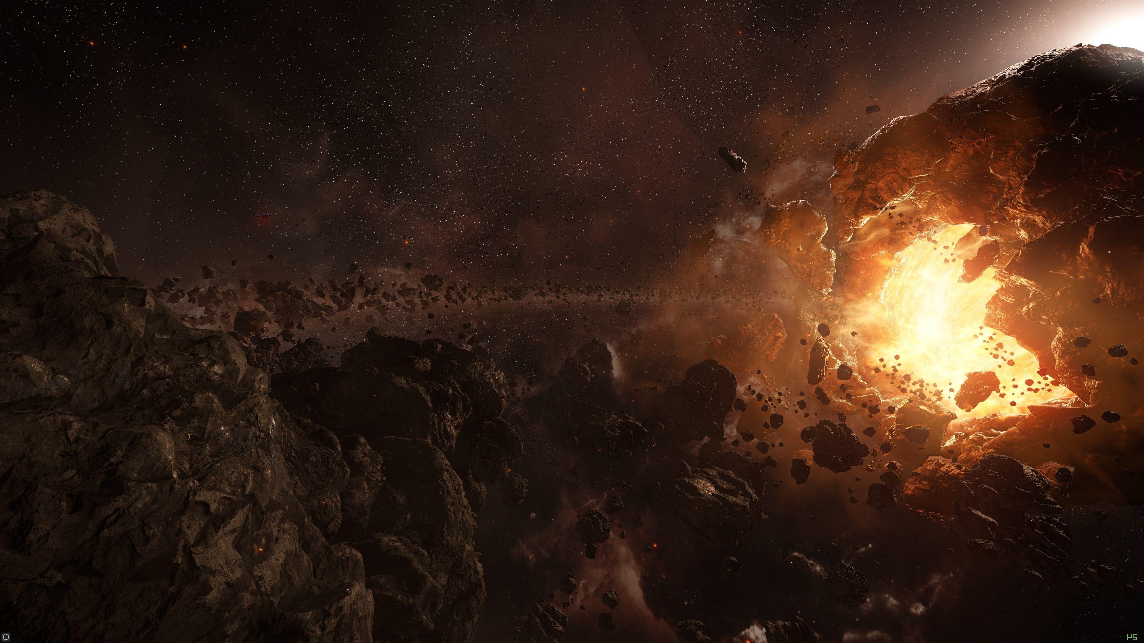 space asteroid star citizen wallpaper and background