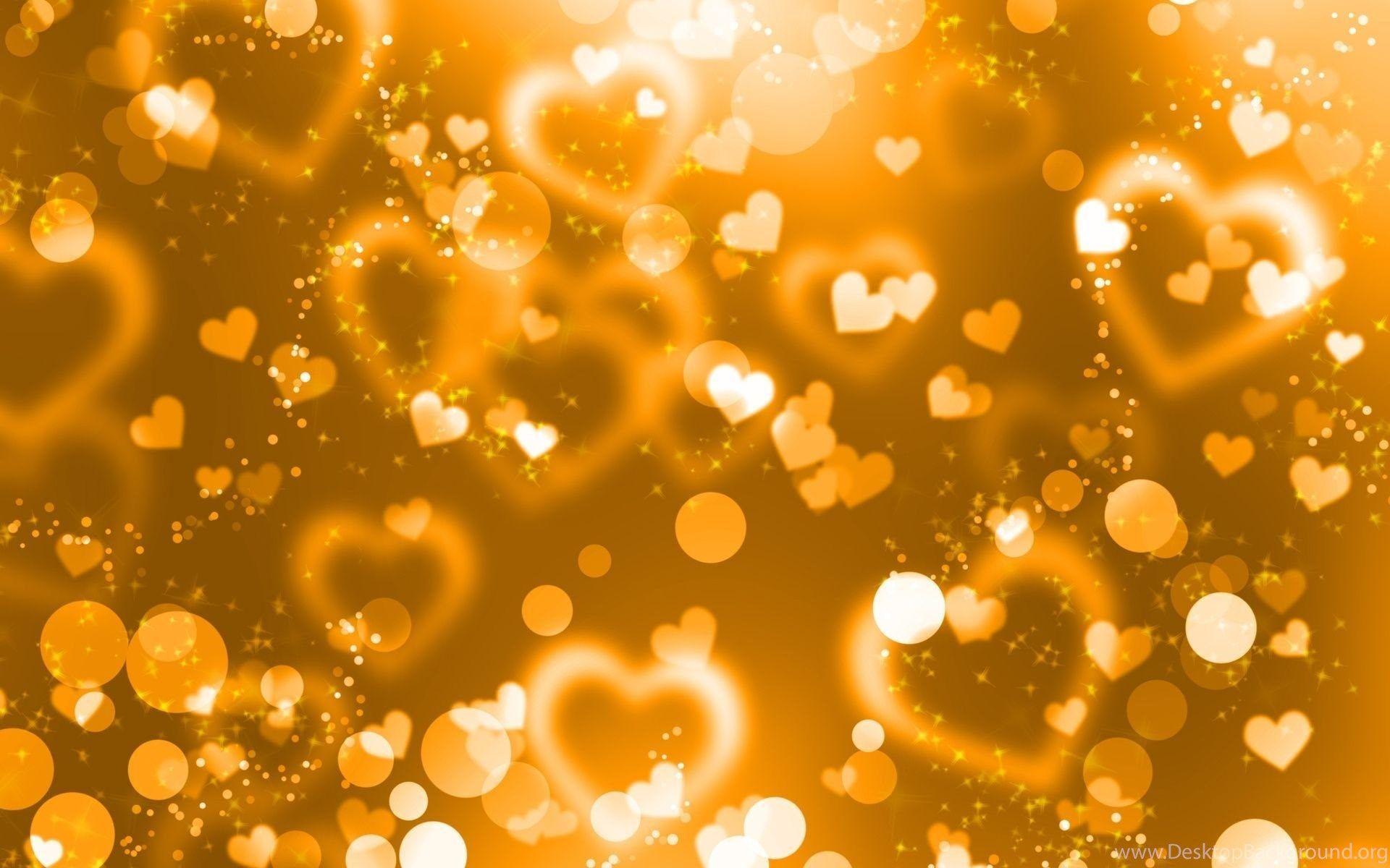 Gold Sparkly Wallpaper Desktop Background