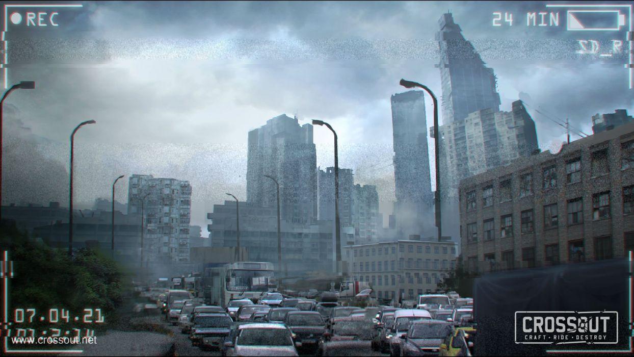 CROSSOUT Game Sci Fi Technics Science Fiction Futuristic Apocalyptic