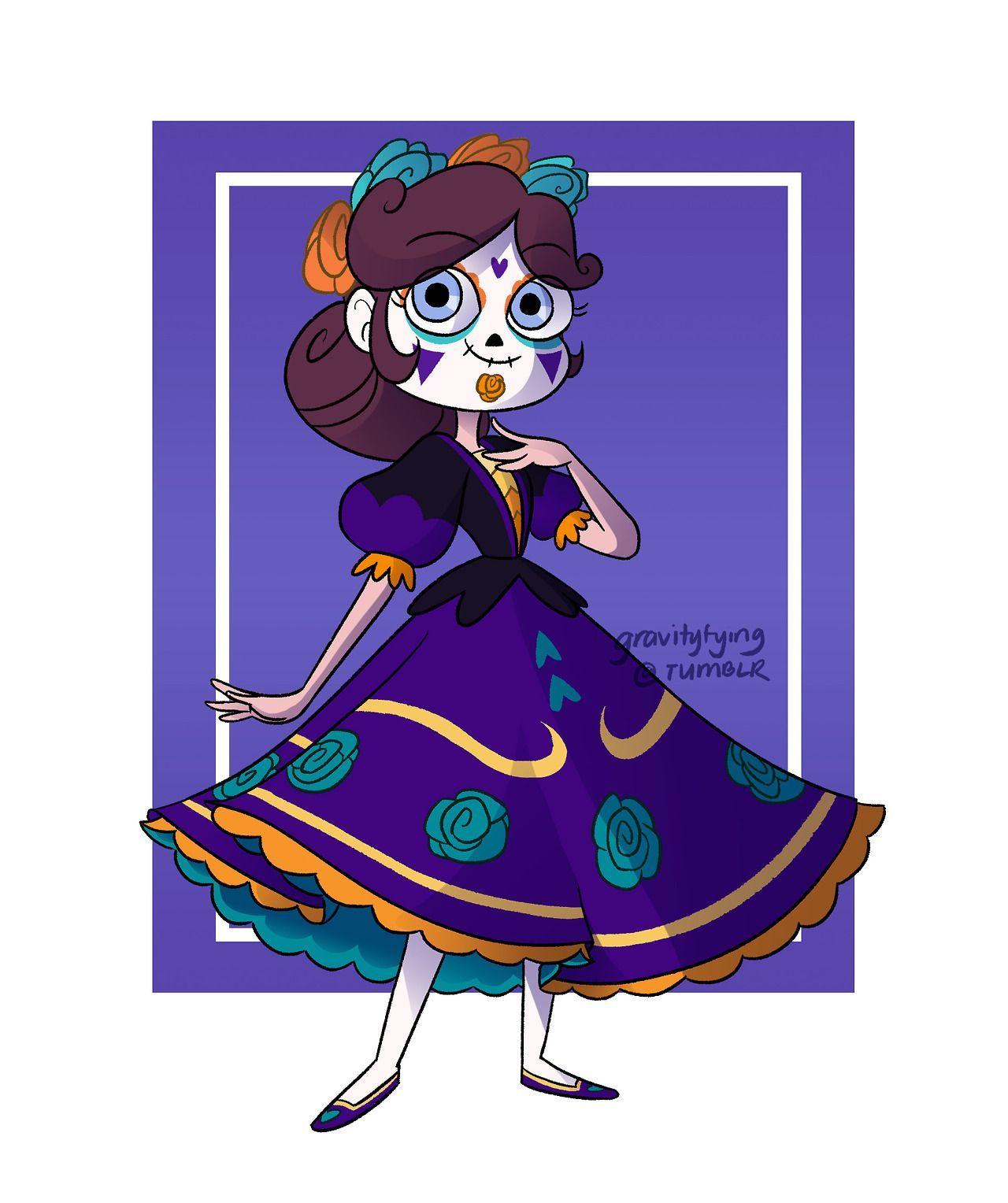 Día de Muertos Cressie because made her design