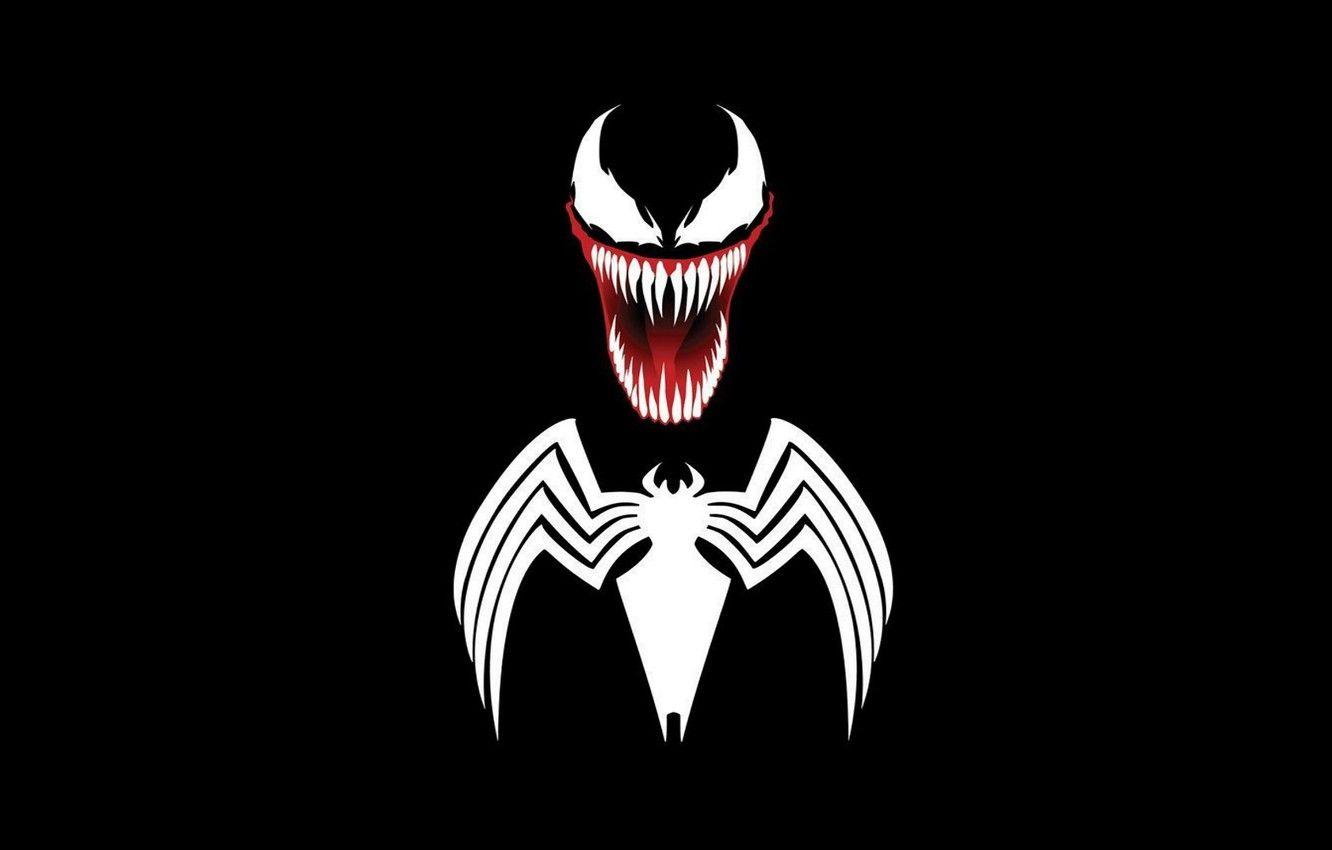 Wallpaper background, logo, symbol, venom, MARVEL, venom image