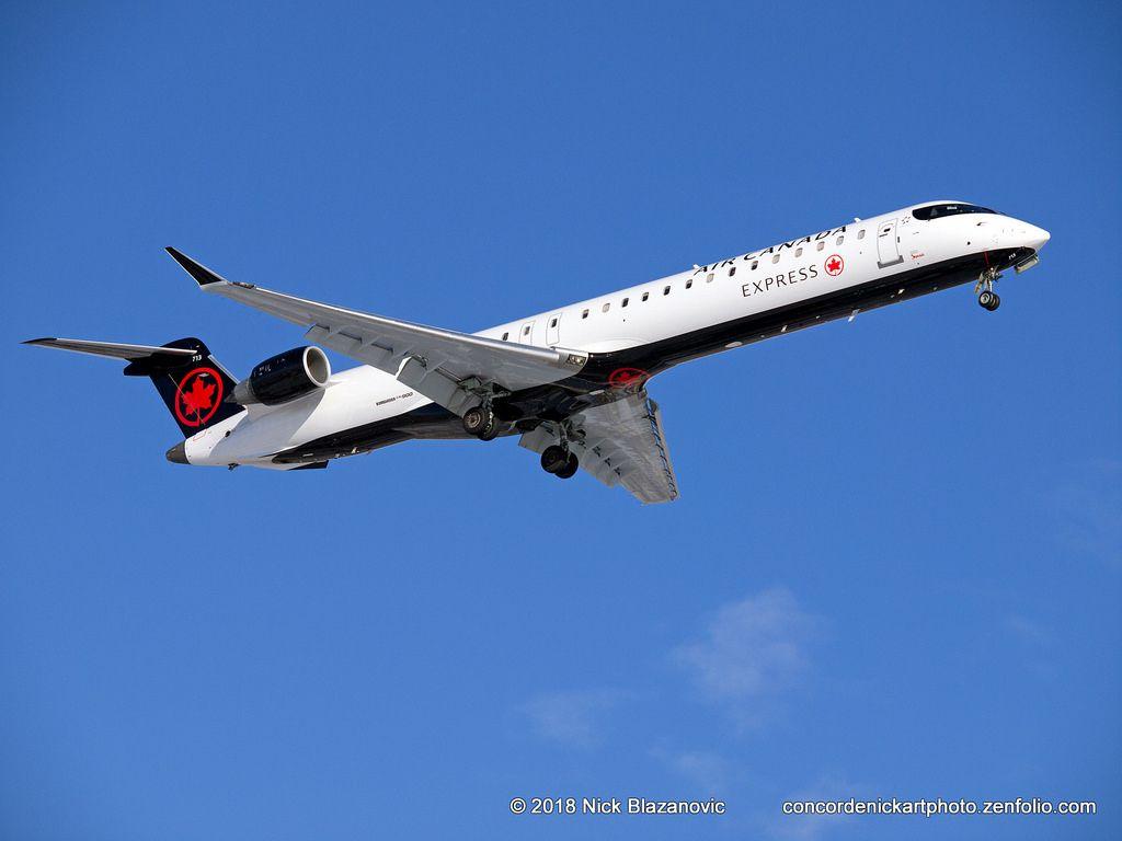 Air Canada Express Bombardier CRJ 900. An Air Canada Expres