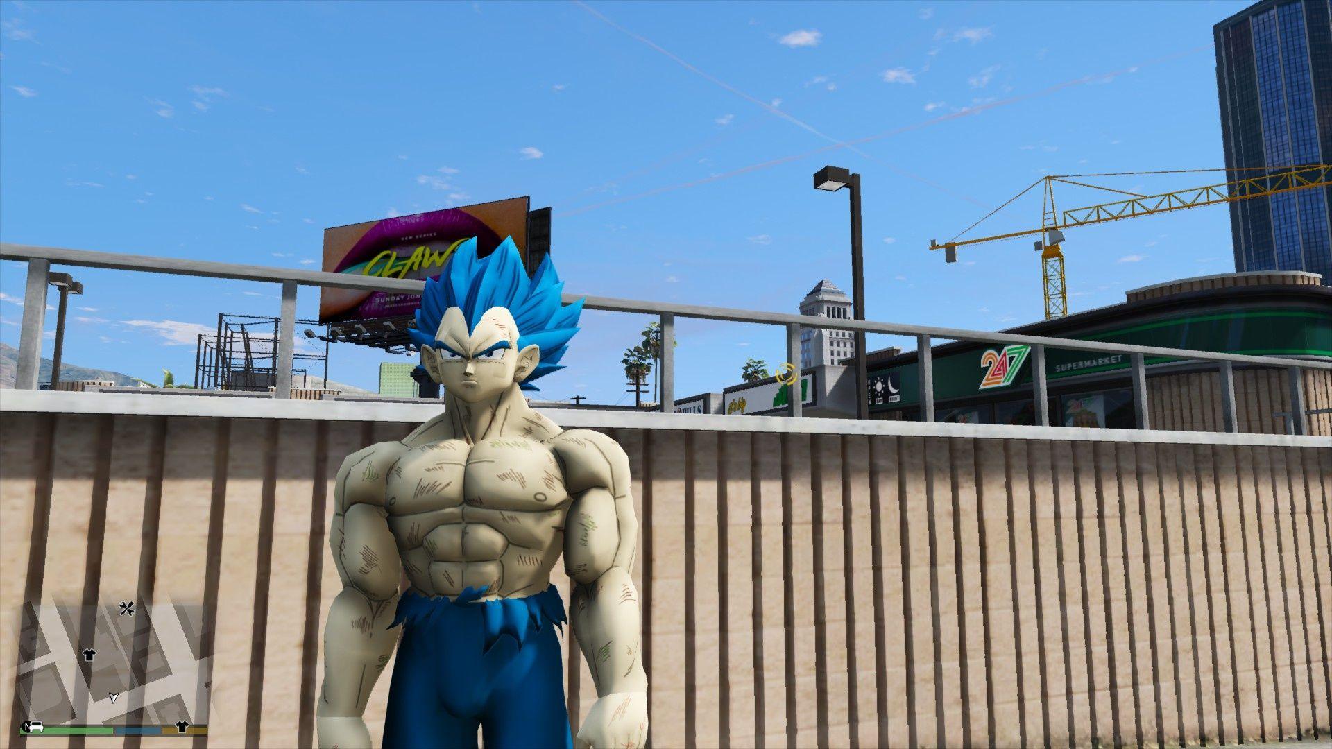 Topless Vegeta Blue Evolution / Ascended Super Saiyan Blue