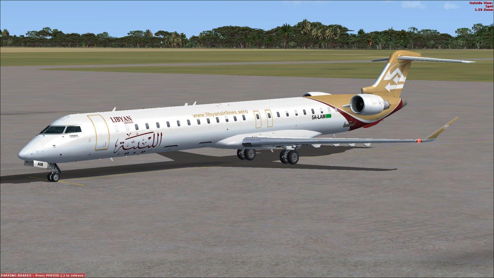 Libyan Airlines CRJ 900
