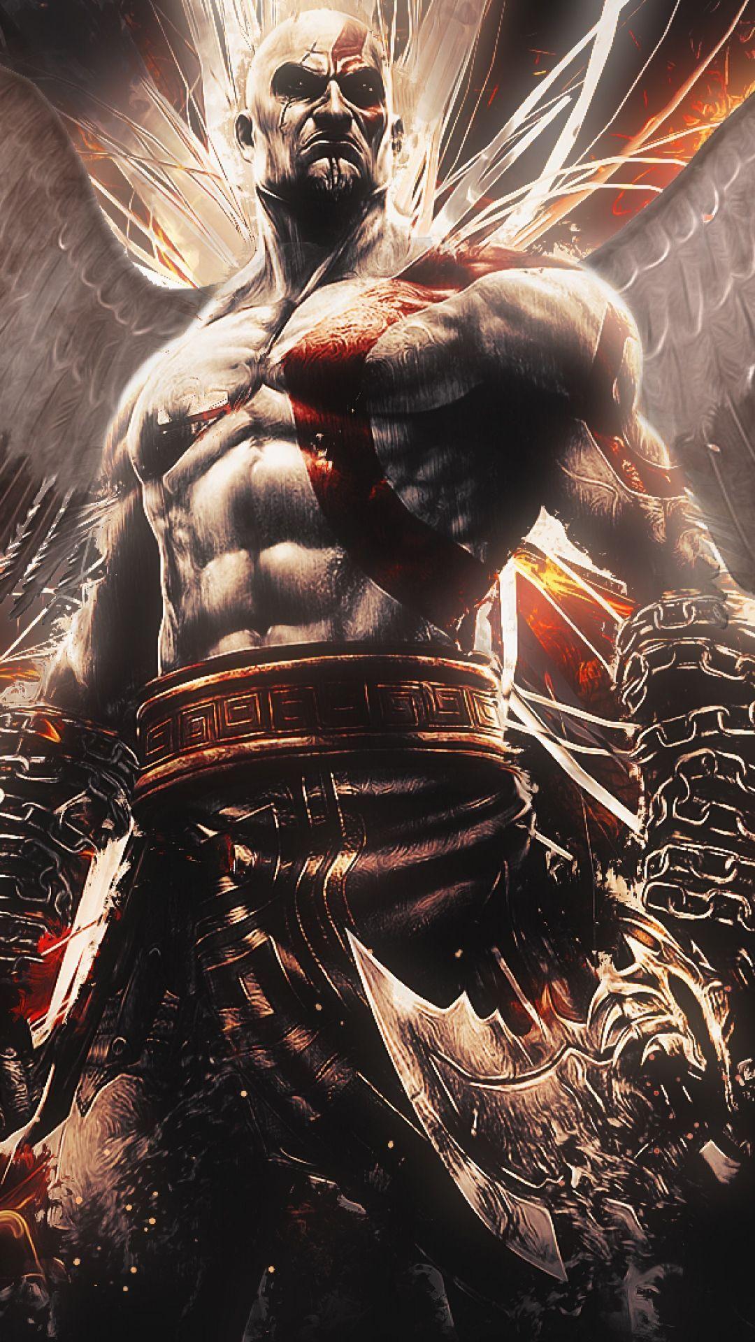 Kratos God of War Game 4K Wallpaper iPhone HD Phone #7661h