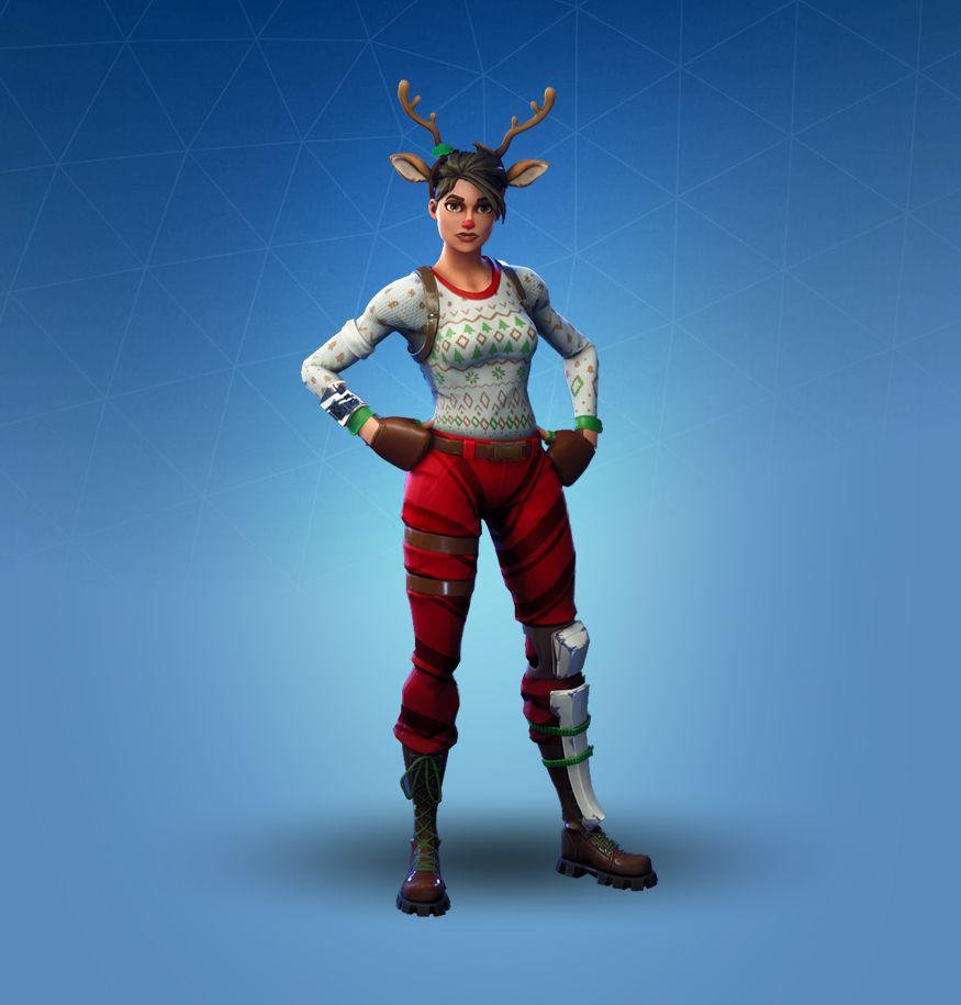 Fortnite Red Nosed Raider Skin, PNGs, Image Game Guides