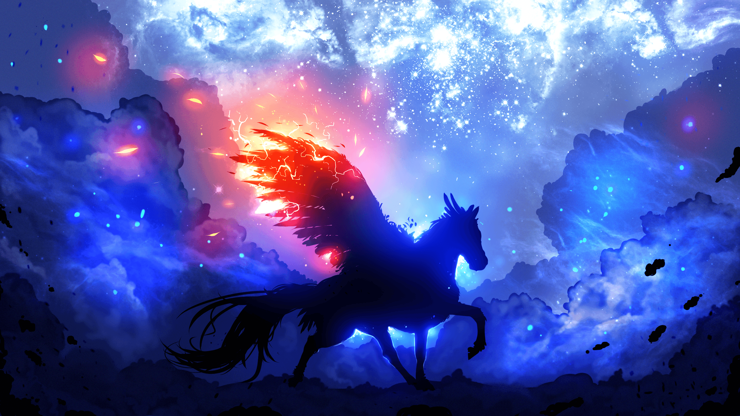 Best Free Horse Galaxy Wallpaper