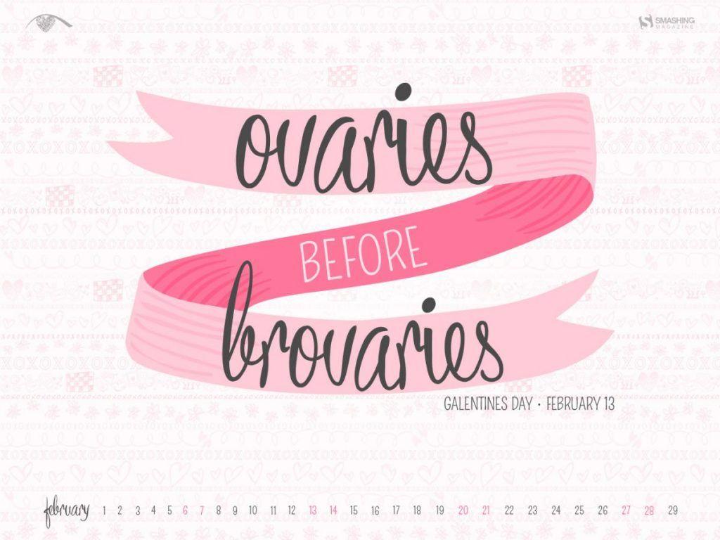 Galentine's Day Desktop Wallpaper