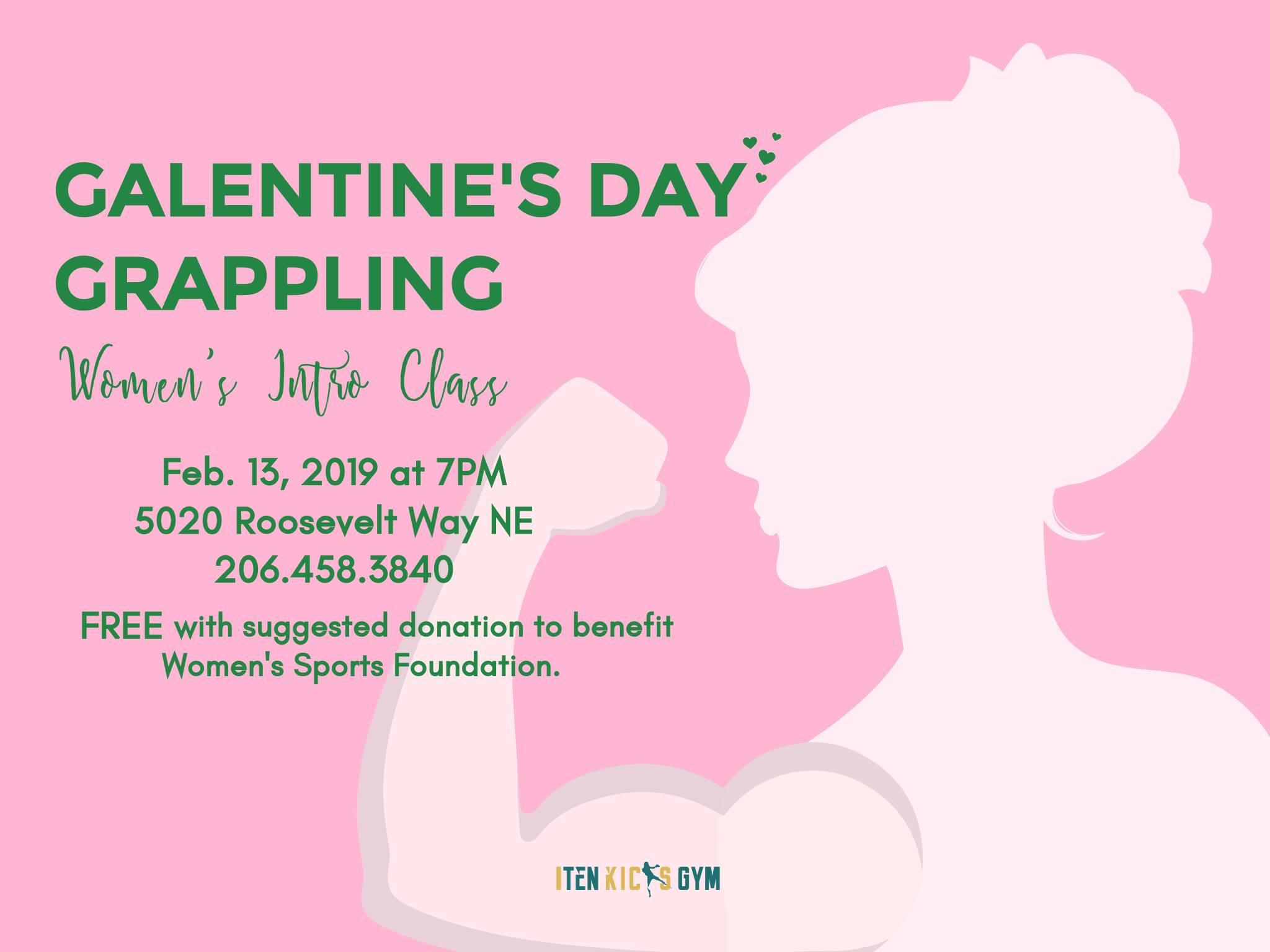 Galentine's Day Women's Grappling Ten Kicks (Seattle), Seattle 13