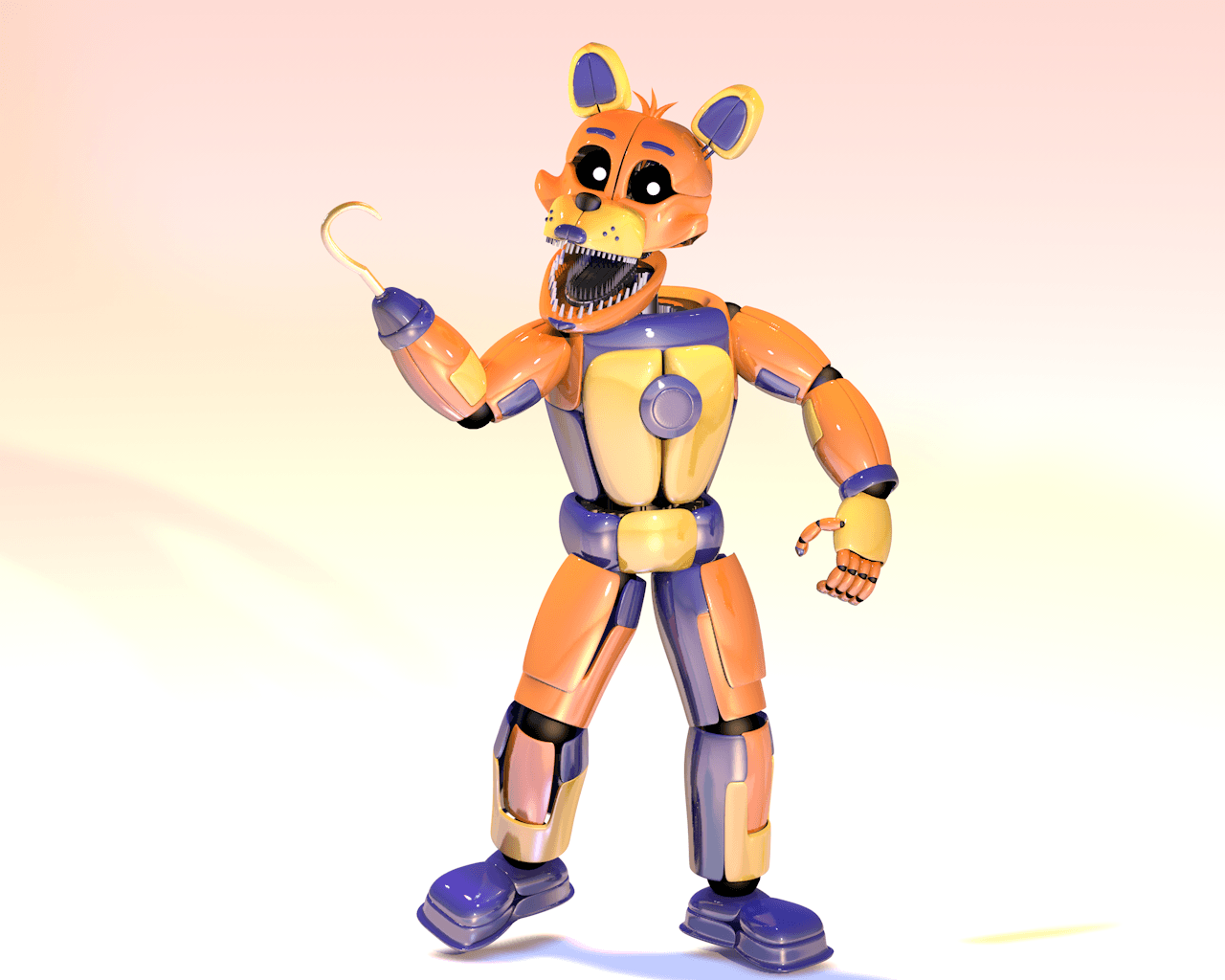 Party World Lolbit and Foxy! Characters By FreddleFrooby. Models