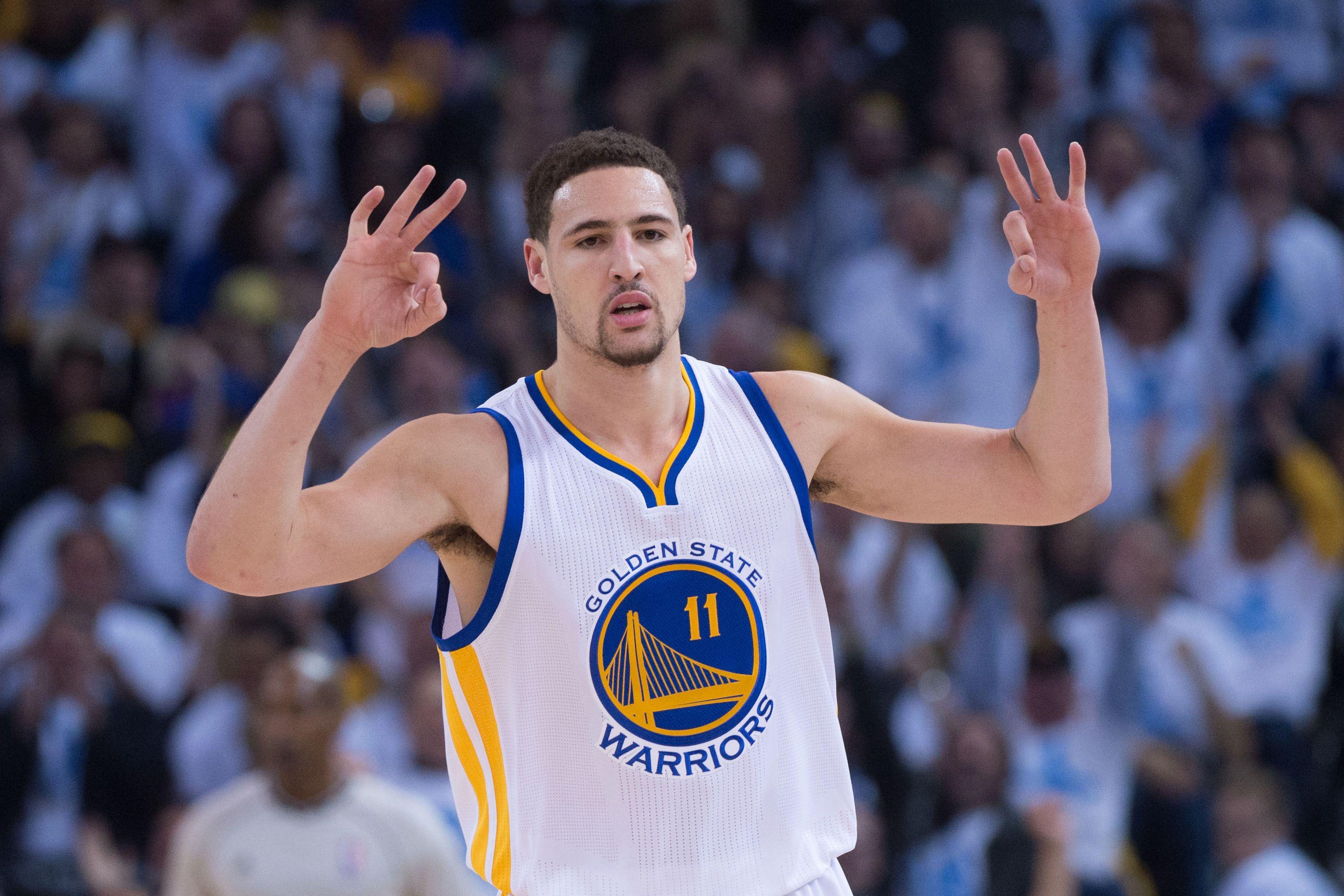 Klay Thompson Three Pointer Wallpaper 63627 3084x2056px