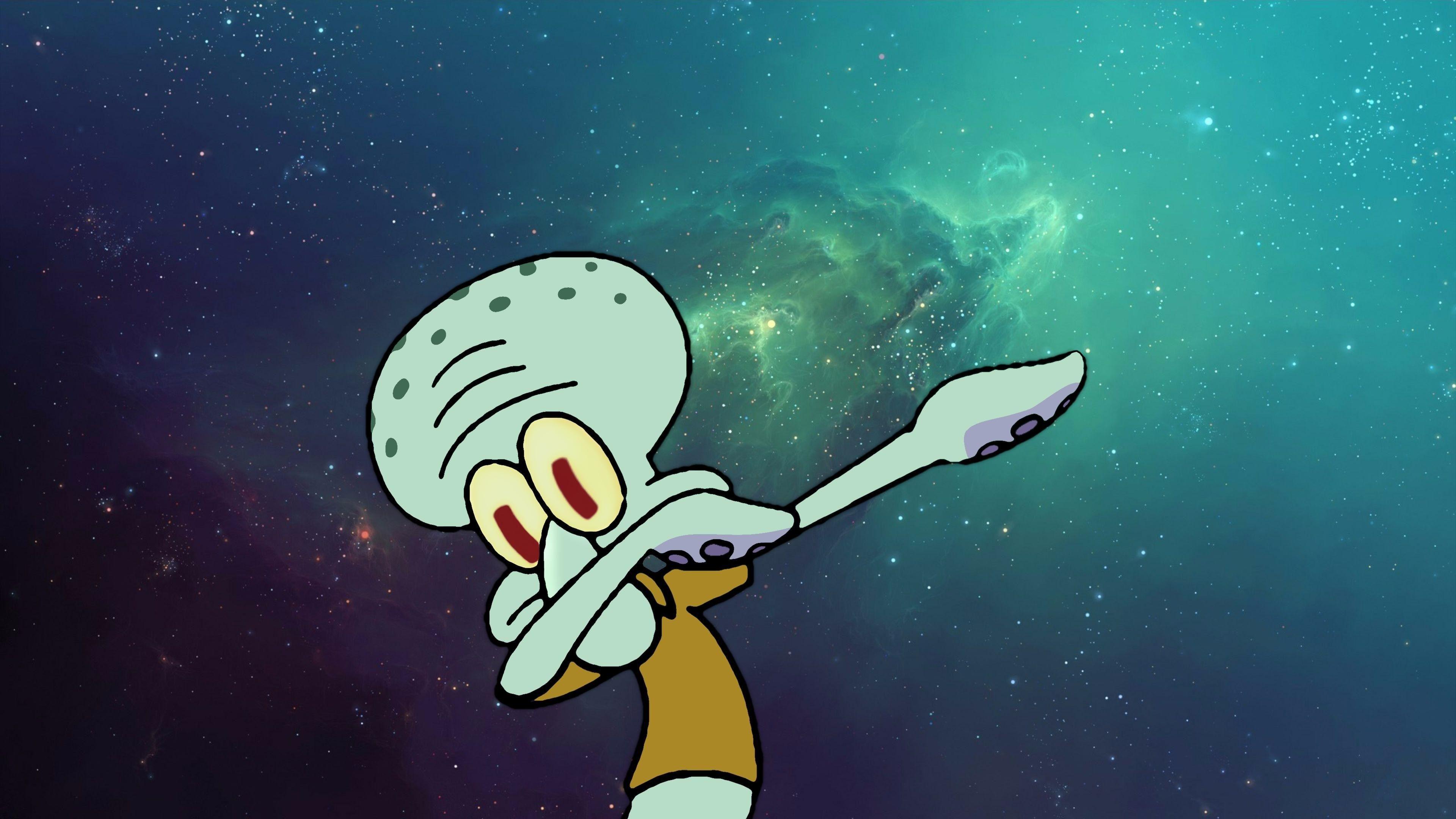 Squidward Dabbing Wallpapers Wallpaper Cave